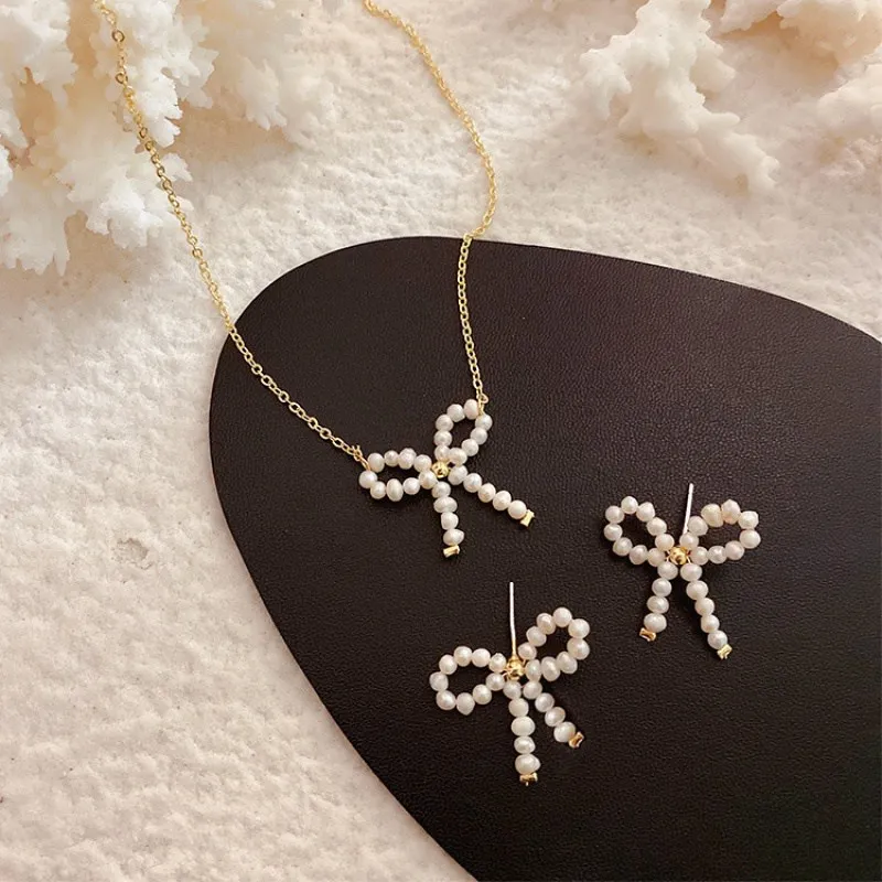 MENGJIQIAO Корейский Японский Элегантный чокер с пресноводным жемчугом ювелирные