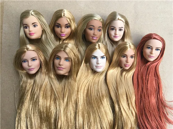 Кукла с длинными волосами Новая Коллекция редких кукол золото упругие волосы