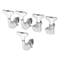 chrome guitar sealed tuners tuning pegs machine heads 3r2l for 4 string bass