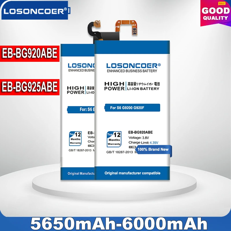 Аккумулятор для Samsung S6 Edge G9250 G925F G925S 6000 мАч|Аккумуляторы мобильных телефонов| |