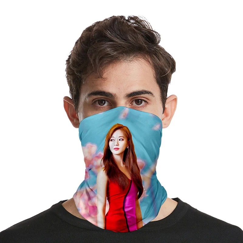 

Fashion Kpop Twice Team Hip Hop 3D Seamless Face Mask Motorbike Headwear Magic Scarf Outdoor Cycling Fishing Ski Hiking Bandanas
