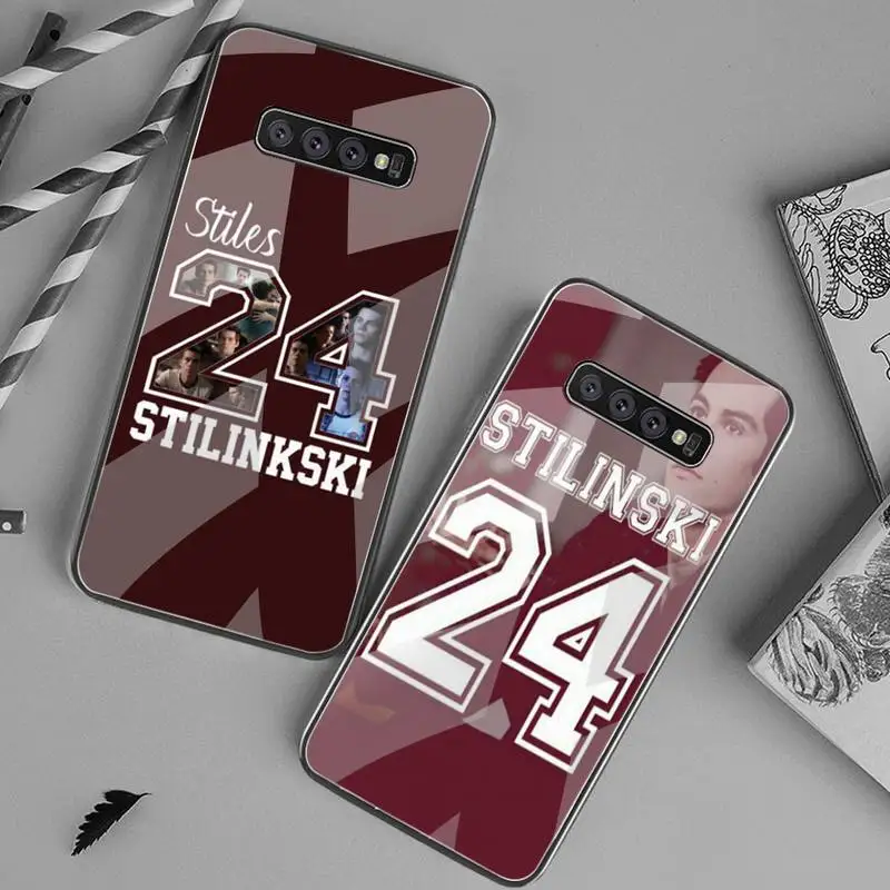 

KPUSAGRT Scott Mccall teen wolf stilinski 24 Phone Case Tempered Glass For Samsung S20 Plus S7 S8 S9 S10 Plus Note 8 9 10 Plus