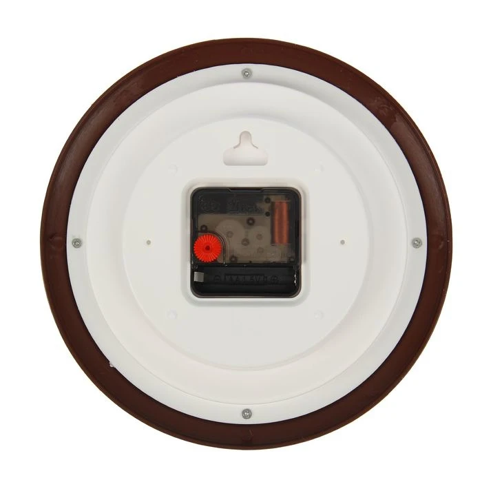 Часы настенные &quotКлассика&quot &quotРубин&quot коричн. обод 21х21 см 2566718 | Дом и сад