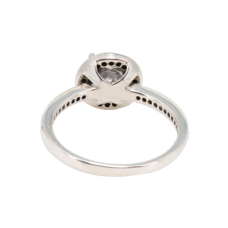 

100% 925 Sterling Silver Pan Ring Creative Classic Elegant Teardrop Pigeon Egg Ring For Women Wedding Party Fashion Jewelry