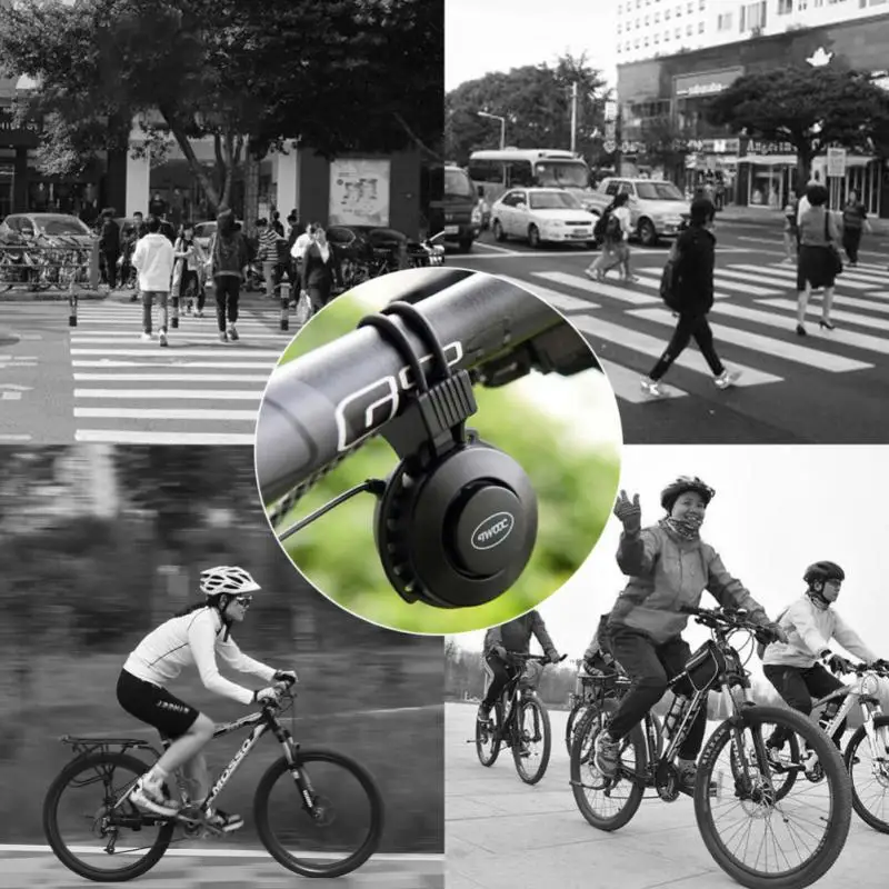 Bicycle Electronic Horn Bell Scooter E-bike MTB Mountain Bike Trumpet Alarm USB Rechargeable Cycling Audio Warning Alert Whistle images - 6