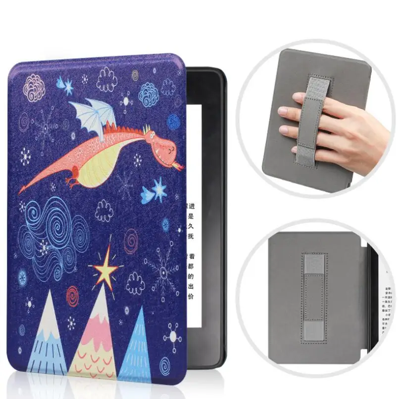 Чехол Gligle handstrap для Amazon kindle Paperwhite 4 корпус электронной книги 1 шт./лот+ пленка для экрана+ сенсорная ручка - Цвет: 2