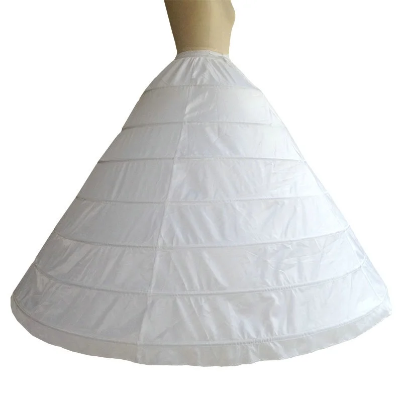 Высокое качество 7 обручей подъюбник Нижняя юбка для большого бального платья