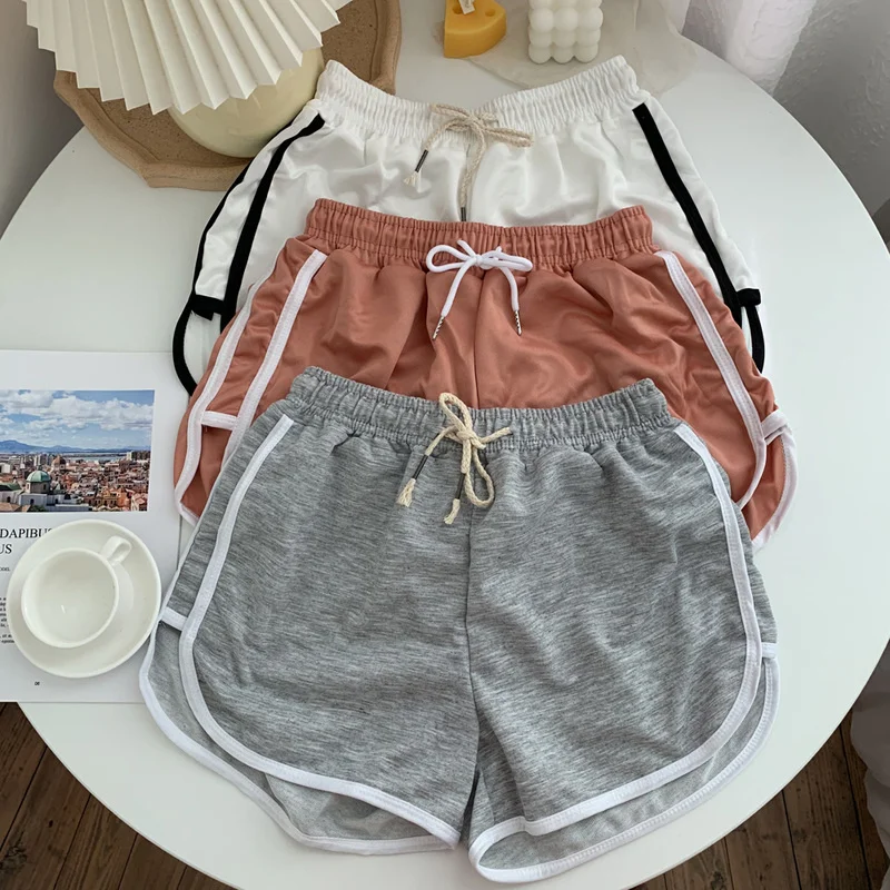 Настоящий корейский стиль ощущение дизайна нерегулярные широкие шорты Rac |