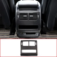 for landrover range rover sport rr sport 2014 2017 real carbon fiber rear row ac outlet frame cover trim accessories