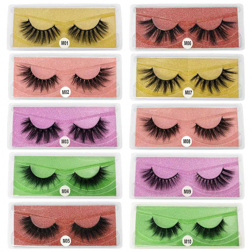 

Private Label Cosmetics 3D Mink Lashes Dramatic Long Natural False Eyelashes Fake Eye Lash Makeup Eyelash Extension Beauty Tools