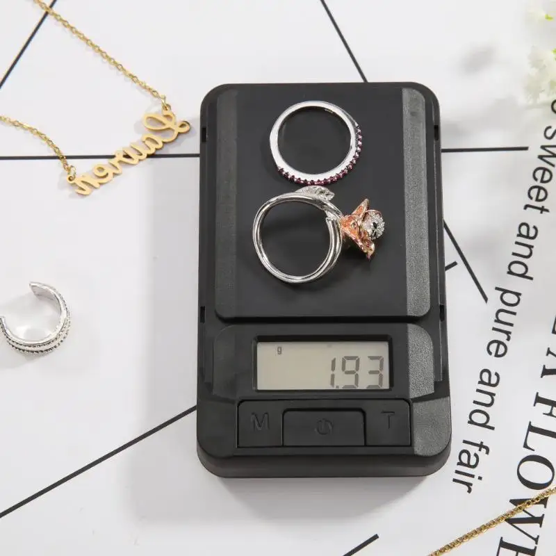 Высокая точность Подсветка Электрический ювелирные весы для взвешивания