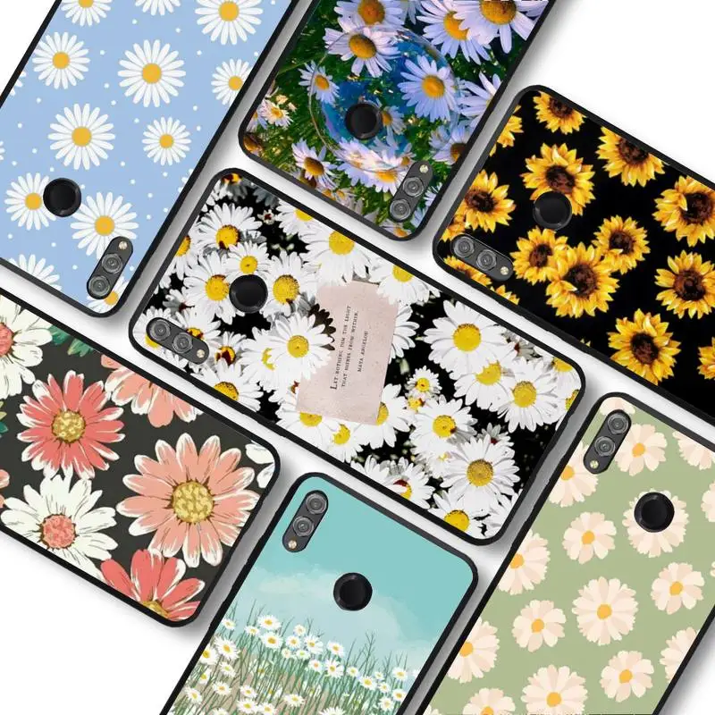 

Colorful Daisy Flowers Phone Case For Huawei Honor 10Lite 10i 20 8x 10 Funda for Honor9lite 9xpro Coque