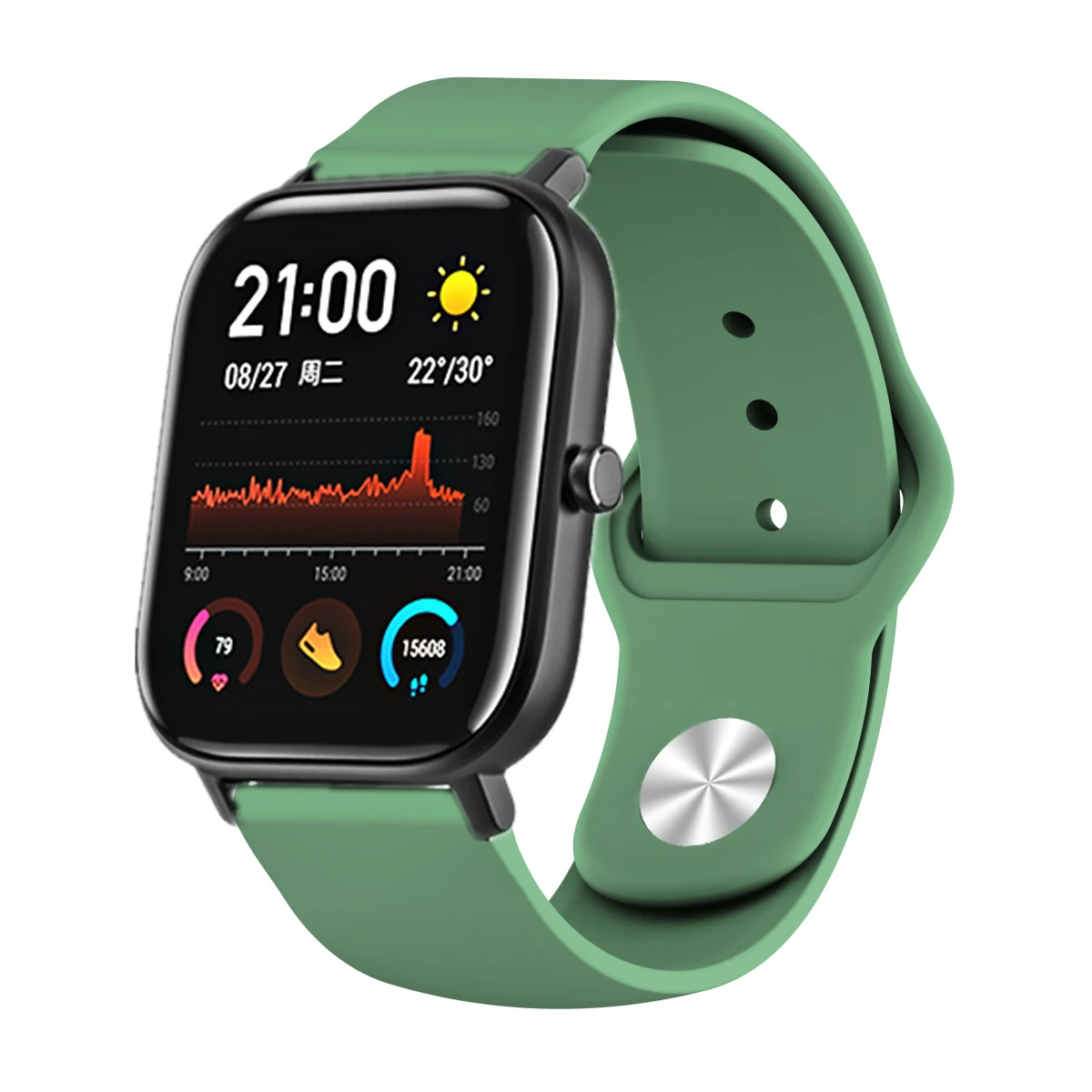FIFATA 20/22 мм яркие силиконовые часы ремешок для Xiaomi Huami Amazfit GTS смарт-браслет Xiaomi Huami Amazfit Stratos аксессуары