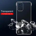 Бескаркасный Прозрачный чехол для Xiaomi Redmi Note 10 Pro 10S, Прозрачный жесткий пластиковый тонкий чехол для Redmi Note 10S