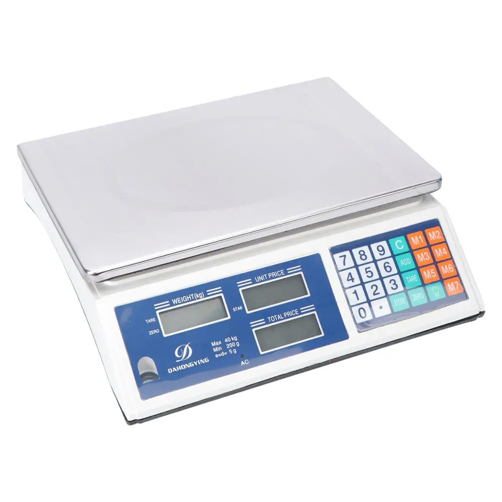 Электронные кухонные весы из нержавеющей стали до 30 кг цифровые коммерческие для