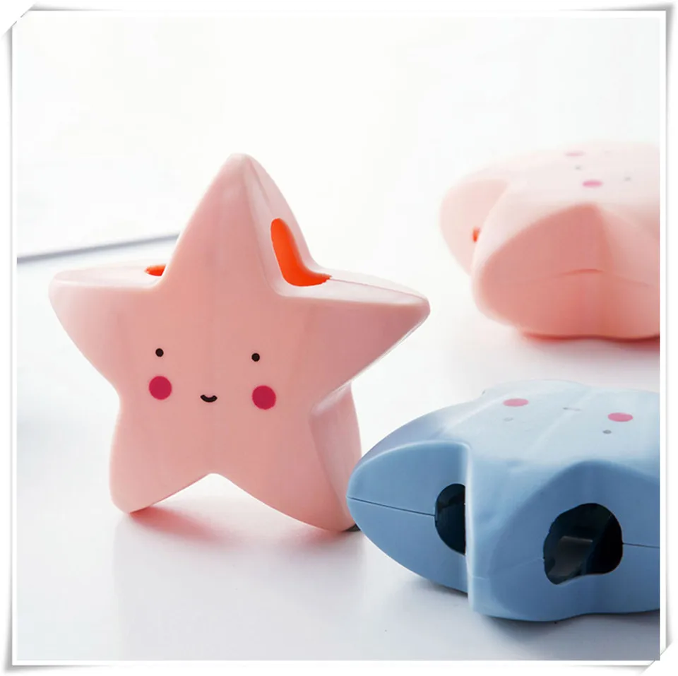 Star pink MSJO держатель для зубной щетки, Настенный декор, держатель для зубной щетки, органайзер, подставка для бритвы, щетка для украшения дома, аксессуары для ванной комнаты - Цвет: Star pink