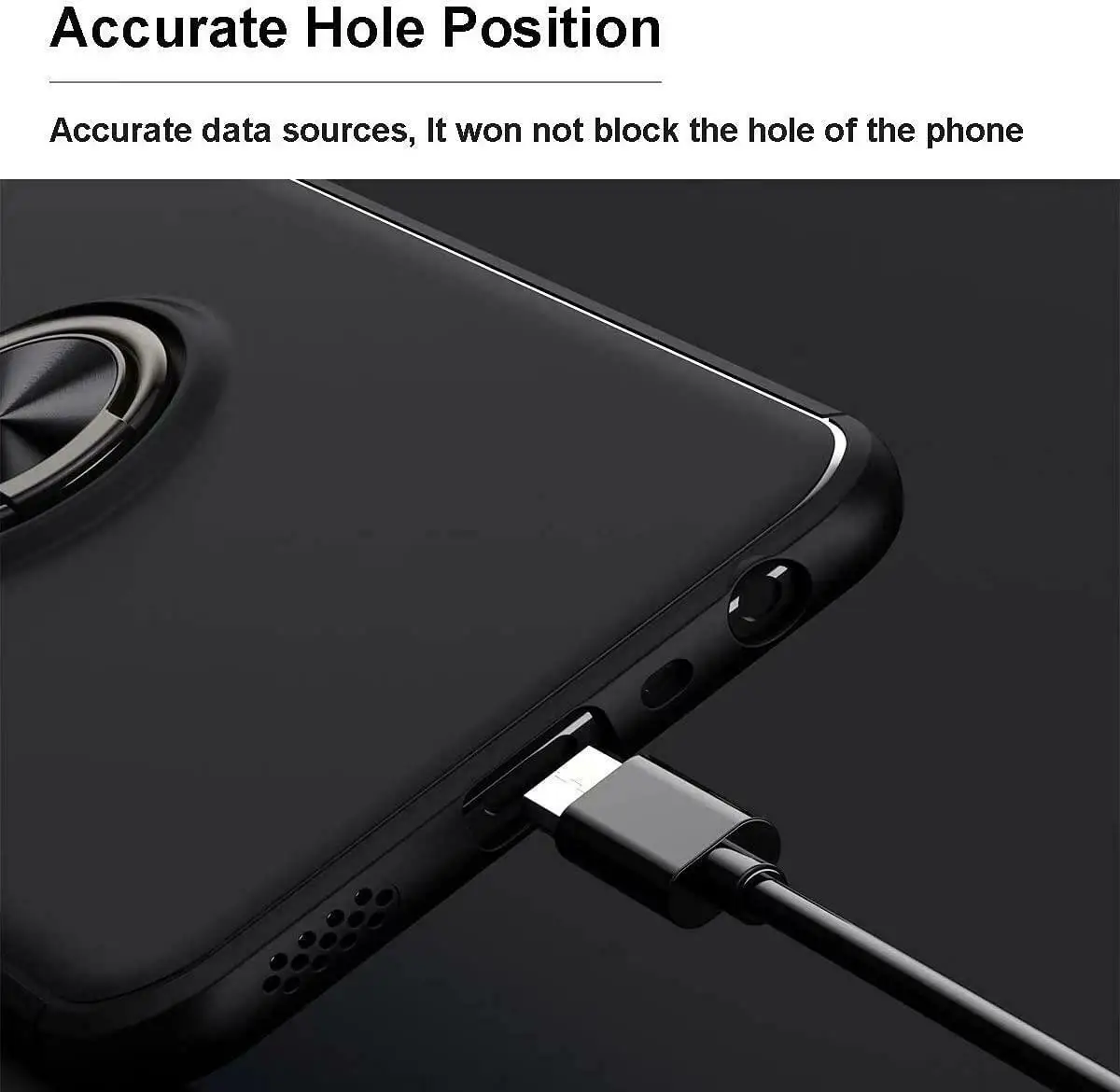 Funda para OPPO A16S, carcasa de tel&eacute;fono con soporte a prueba de golpes con armadura de anillo + Vidrio Templado-4