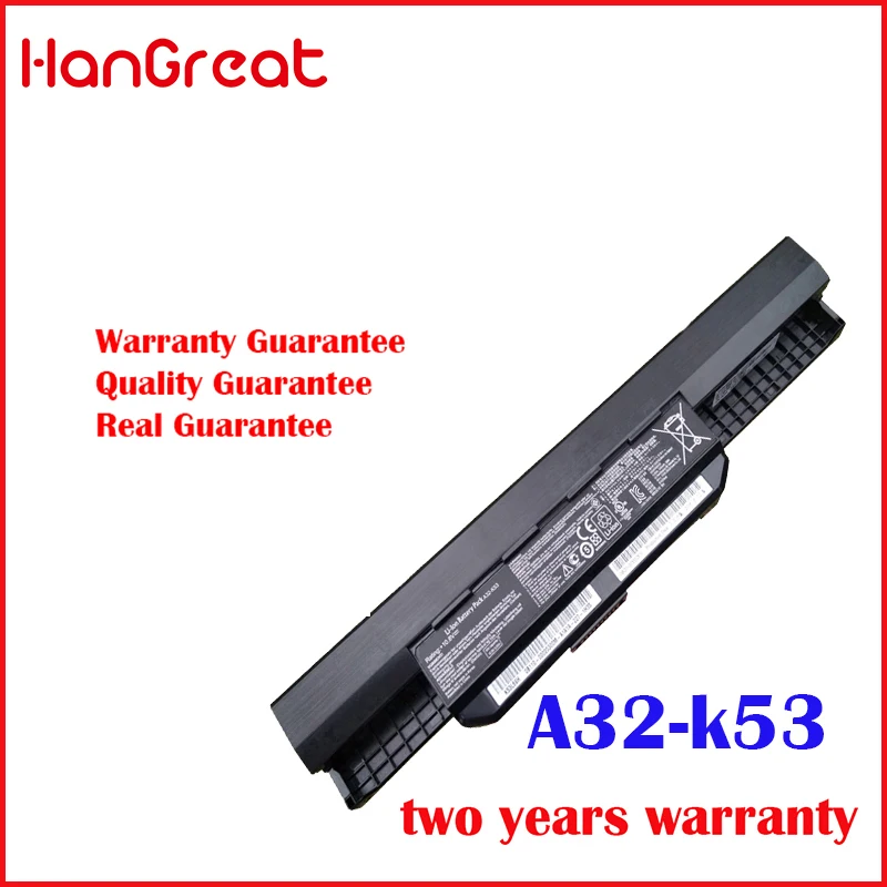 HanGreat Новый аккумулятор для ноутбука Asus A32 K53 A42 A31 A41 A43 A53 K43 K53S X43 X44 X53 X54 X84 X53SV X53U