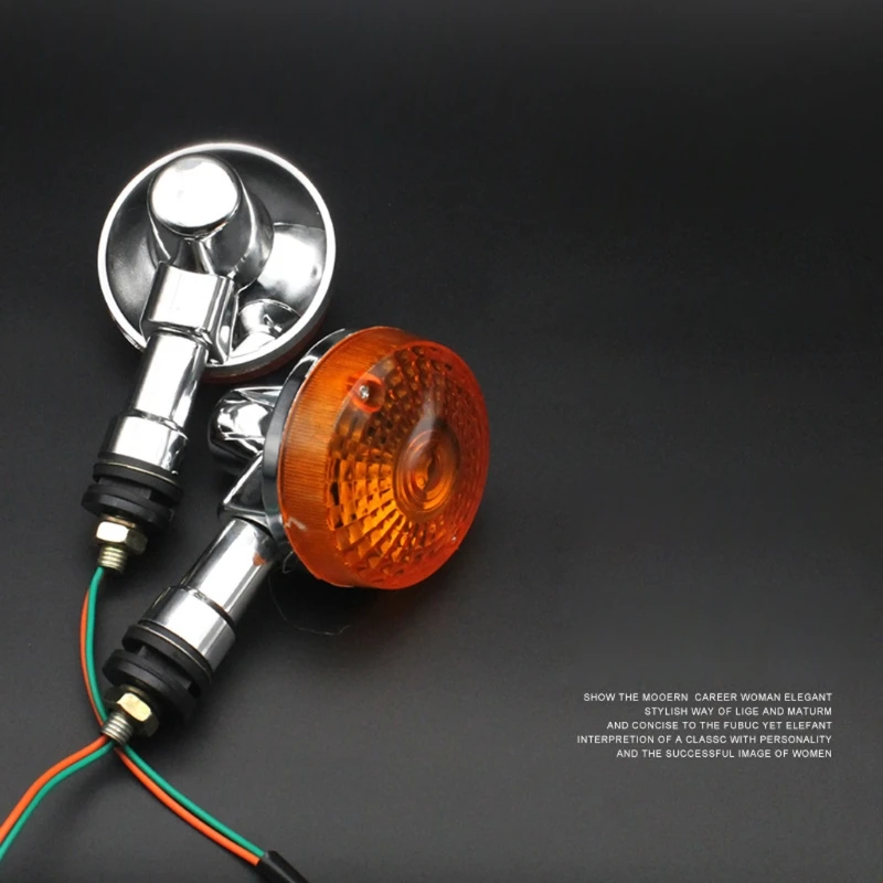 

12v Universal Motorcycle Turn Signal Indicator Light for GN125 HJ125 Suzuki Turn Signal Light Motorbike Led Indicator