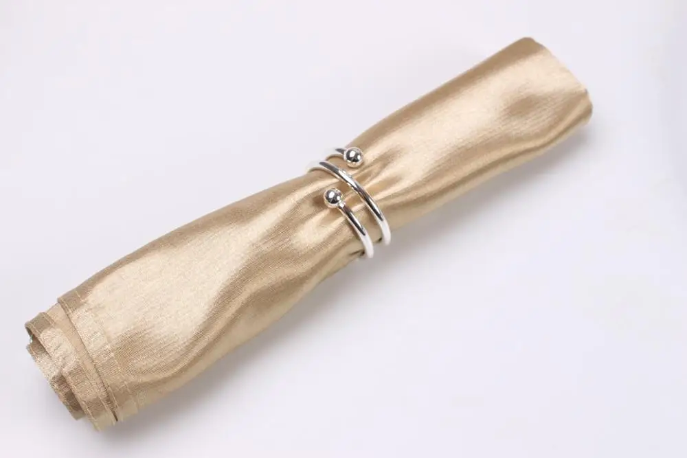 Кольцо для салфетки из нержавеющей стали 6 шт.|Кольца салфеток| |