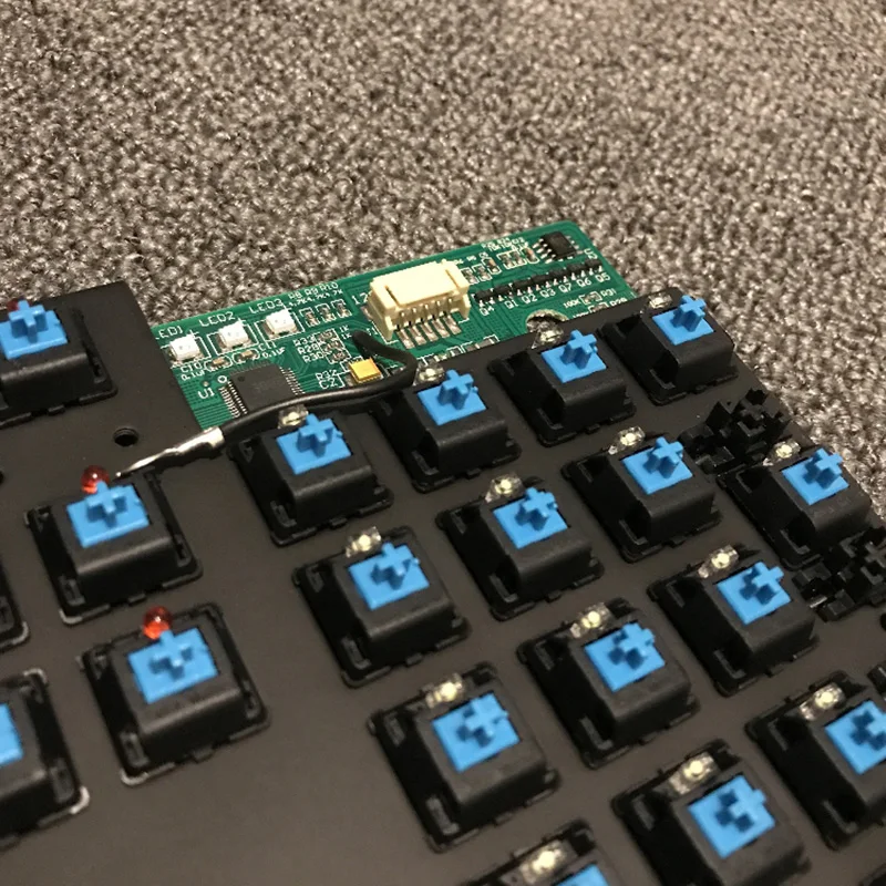 Новый заказной DIY механическая клавиатура пластина спутниковая ось 104 ключ PCB
