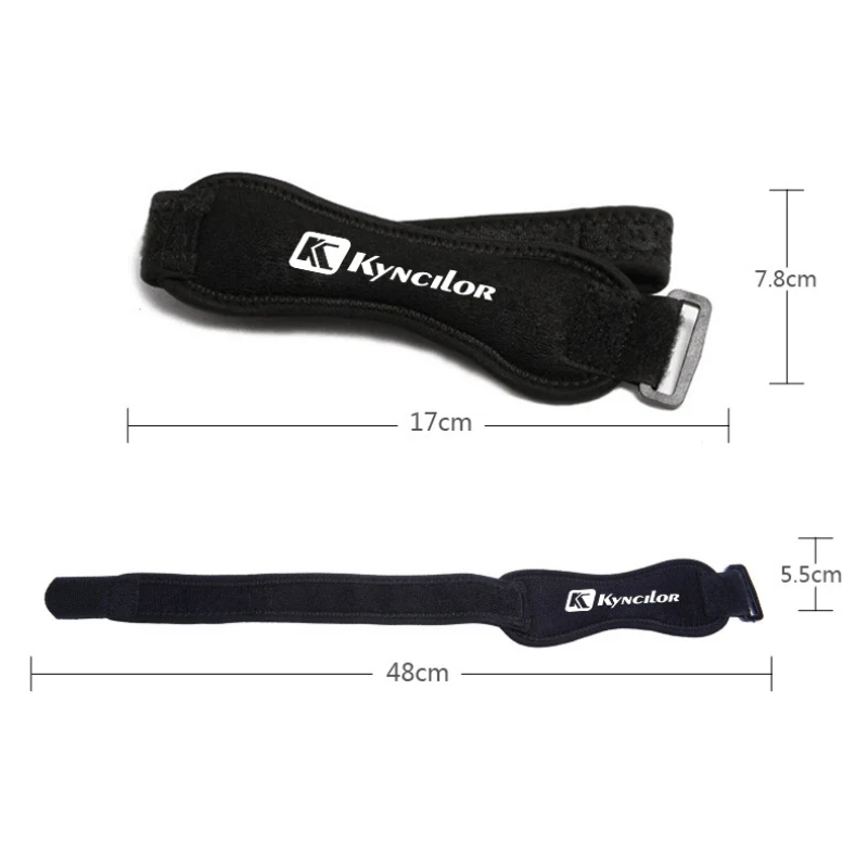 

Adjustable Patella Knee Tendon Strap Protector Guard Support Pad Belted Outdoor Sports Knee Brace Keenpads Black