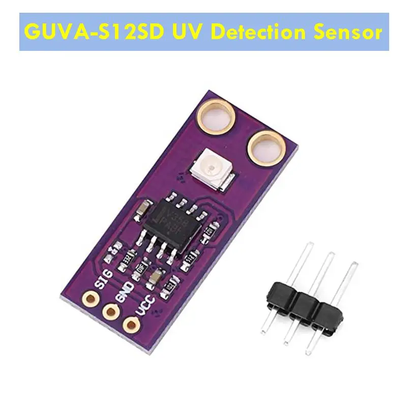

GUVA-S12SD ультрафиолетовый светильник Сенсор, 240 ~ 370nm капюшон производительность Шоттки, изменения фаз газораспределения фотодиод светильник ...