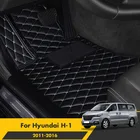 Автомобильные коврики для Hyundai H-1 H1 2016 2015 2014 2013 2012 2011 пользовательские ковры авто интерьер автомобиля тире аксессуары в виде ковриков колодки
