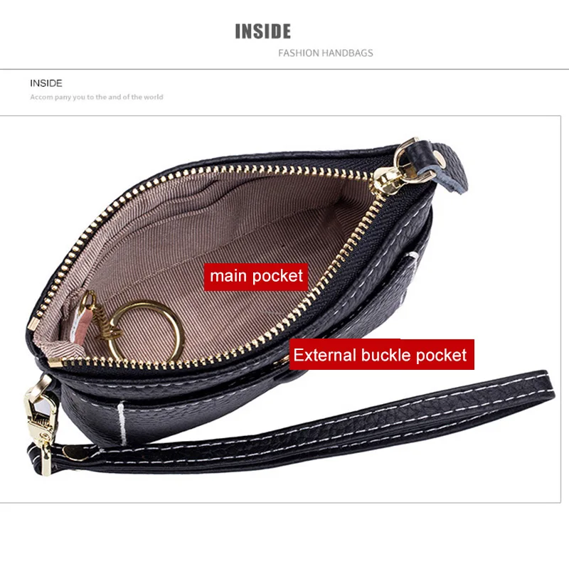 Кошелек CICICUFF Женский из натуральной кожи|Кошельки для монет| |