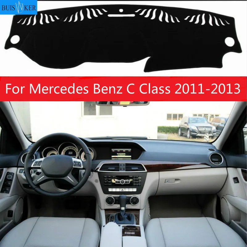 

Car Inner Auto Dashboard Cover Dashmat Pad Carpet Sun Shade Dash Board Cover Fit For Mercedes Benz C Class 2011-2013