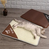pet sleeping bed mat dog cat summer cooling pad thicken sponge sofa cushion dual use moisture proof cooler mattress dog supplies