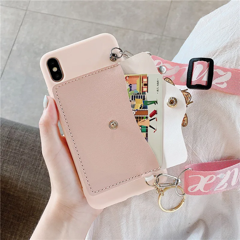 

Leather soft case for iphone 11 Pro Max 7 8 6S plus X XR XS SE 2020 cover for samsung S8 S9 S10