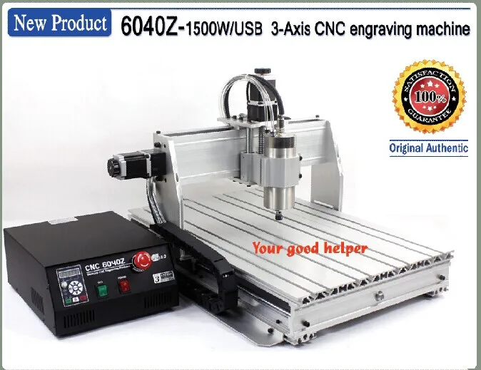 

Free VAT / DE Delivery NEW 3 axis 6040 1500W USB MACH3 CNC ROUTER ENGRAVER/ENGRAVING DRILLING AND MILLING MACHINE 220VAC