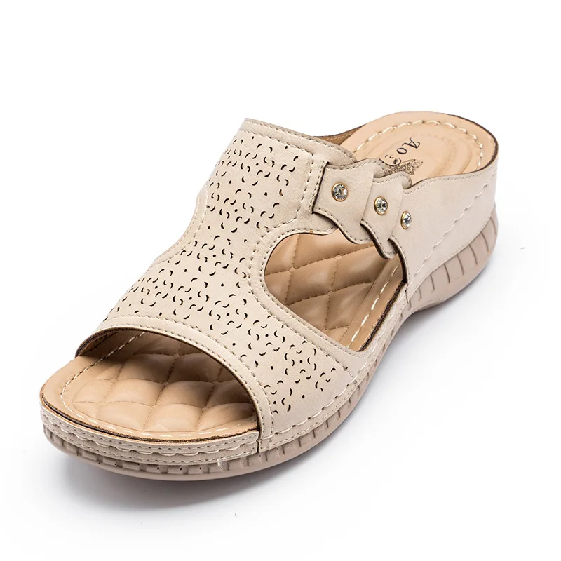 

Women's Sandals Woman Platform 2021 Woman Shoes Low Heel Retro Sandal Beach Rome Style Heel Beach Shoes Woman Femmes Sandales