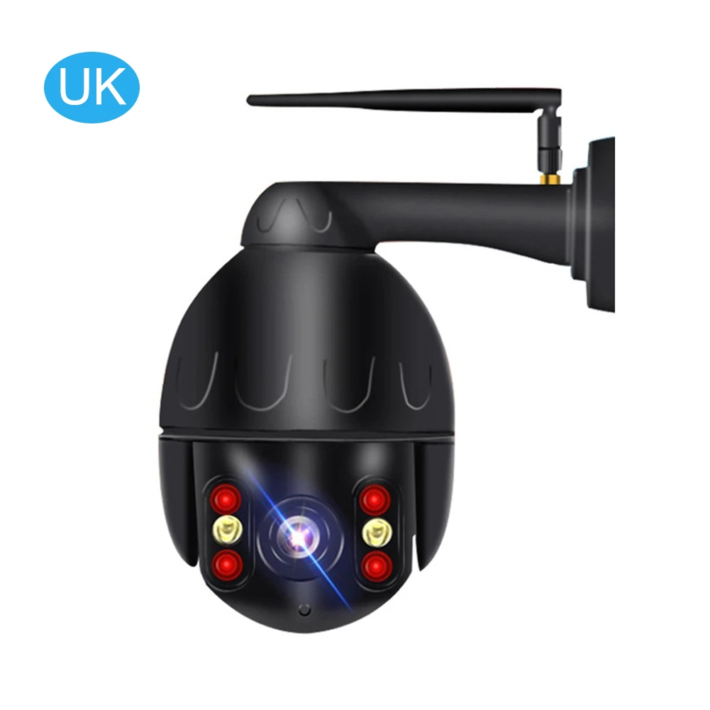 Новая беспроводная IP скоростная купольная камера Wifi HD 1080P PTZ для наружного видеонаблюдения с автофокусом 5X зумом Поддержка sd-карты металлическое наблюдение