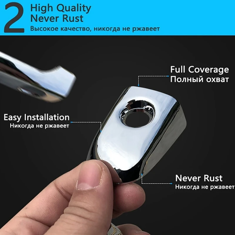 Styling Stickers Decoration Chrome Door Handle Cover Refit Car Accessories for Dodge Caliber 07-12 | Автомобили и мотоциклы
