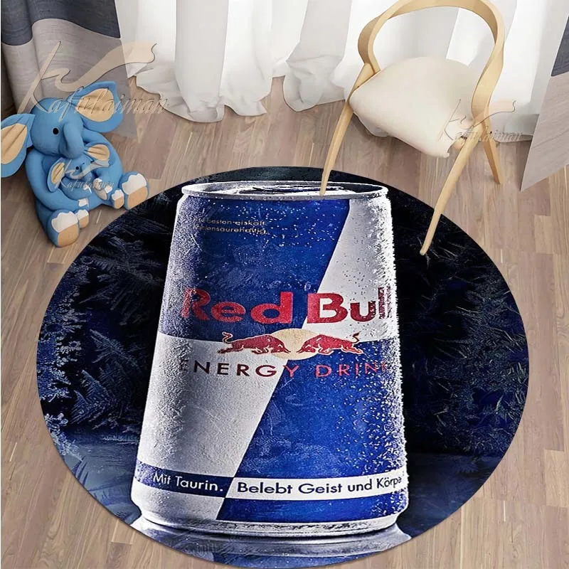 Круглые коврики для стула большие гостиной коврик Red-bull мягкий напольный спальни