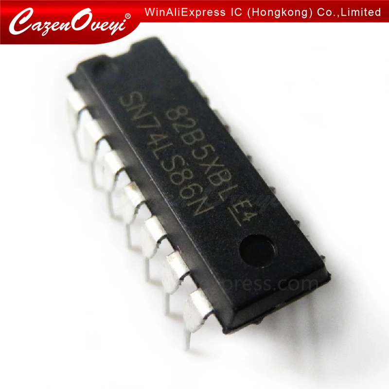 10 шт./лот HD74LS86P DIP14 HD74LS86 DIP SN74LS86N DIP-14 74LS86 SN74LS86AN новая и оригинальная фотография |