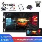 Автомагнитола Podofo, 2DIN, Android 8,1, GPS, Wi-Fi, USB, универсальная, для автомобилей Volkswagen, Nissan, Toyota, Golf