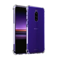 air cushion corner clear case for sony xperia 1 5 8 10 l3 l4 soft silicone lightweight shockproof full protective cover