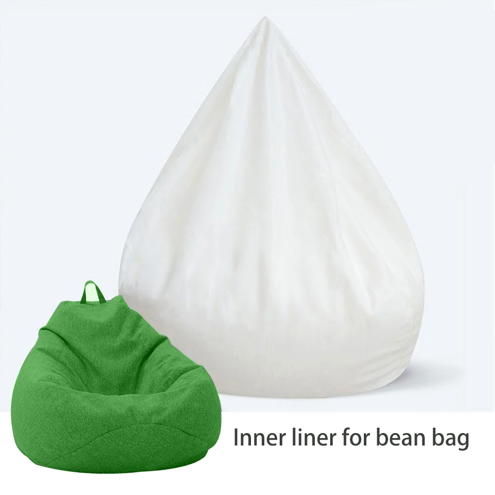 

Lazy Sofa Cover Solid Color Covers without Filler/Inner Bean Bag Pouf Puff Couch Tatami Living Room Furniture Protector