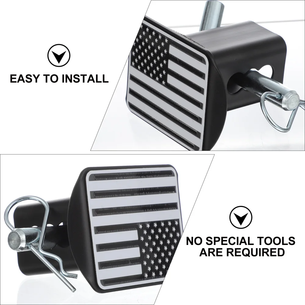 

1 Set/3pcs Practical Car Hitch Cover Vehicle Trailer Hitch Protective Cap Plug