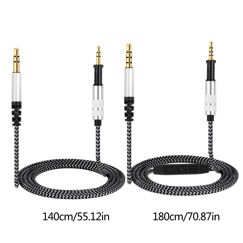 

Replacement Stereo Audio Cable Music Wire Extension Cord for AKG K450 K451 K452 K480 Q460 Headphones