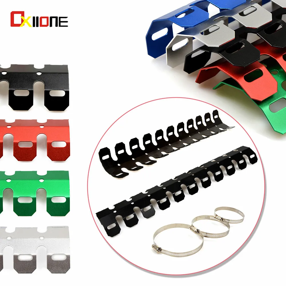 Мотоцикл глушитель трубы протектор тепловой щит крышка Чоппер Крузер