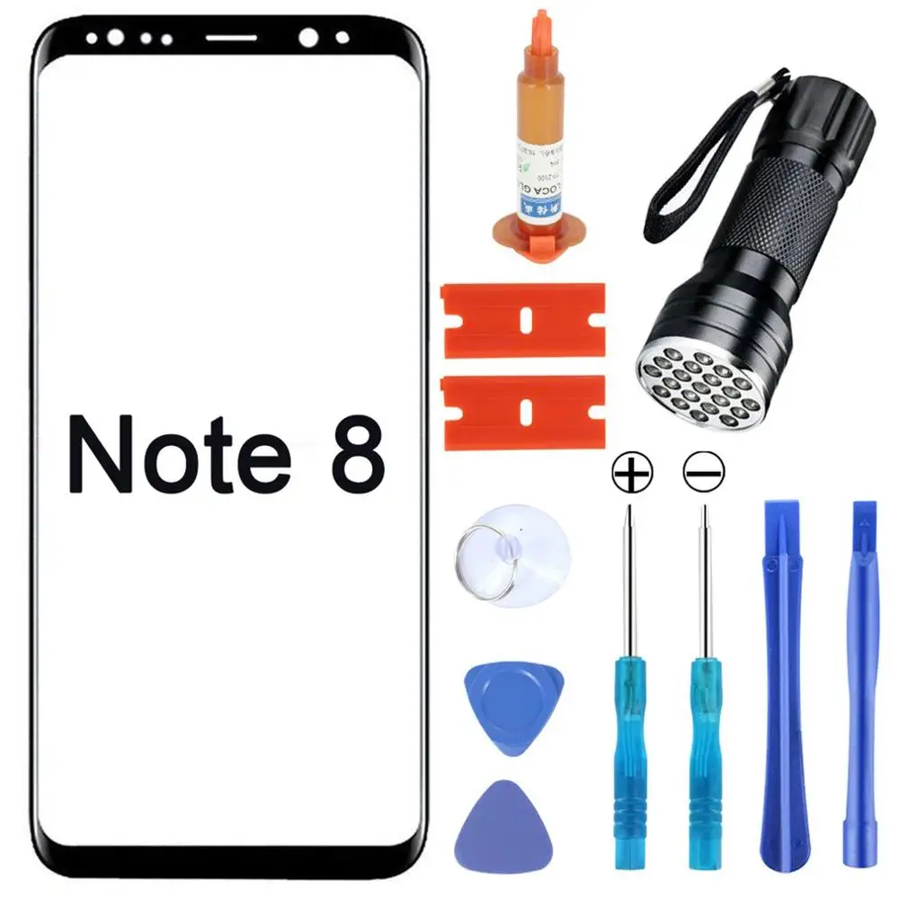 Замена передней стеклянной крышки экрана освещенный УФ Инструмент для