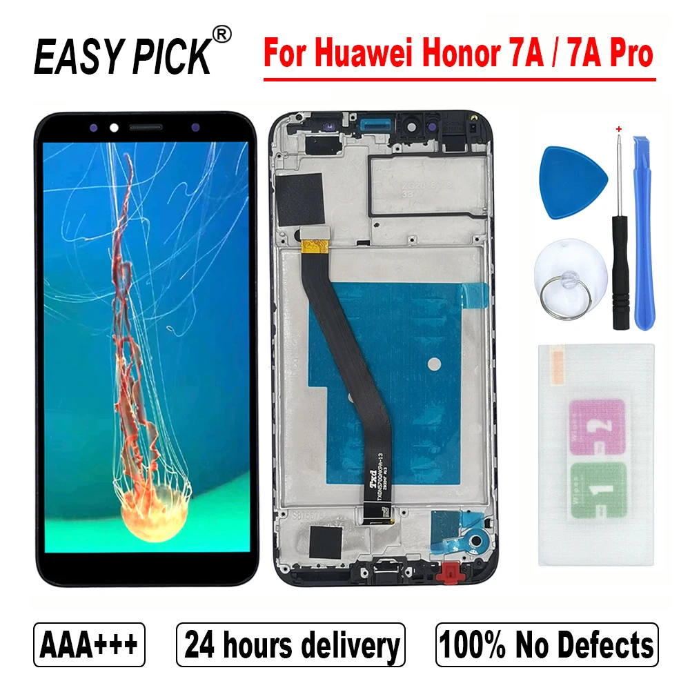 Для Huawei Honor 7A AUM AL00 AL20 TL00 TL20 L29 ЖК дисплей с сенсорным экраном и дигитайзером в сборе
