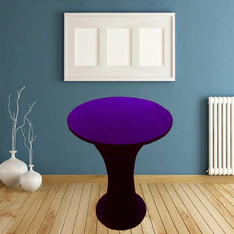 1 шт. эластичная круглая скатерть из спандекса экологически чистый чехол для