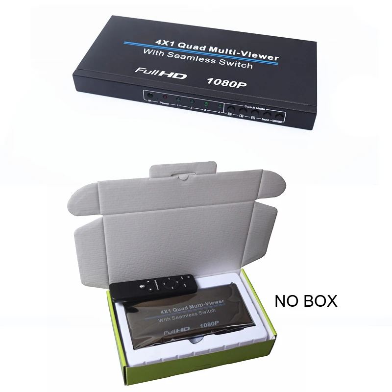 4x1 Multiviewer HDMI совместимый 4 входа 1 выход монитор Quad viewer 1080P Аудио видео конвертер