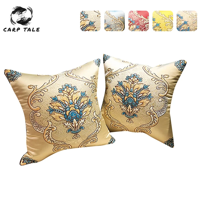 Классические Декоративные подушки для дивана роскошные наволочки европейская