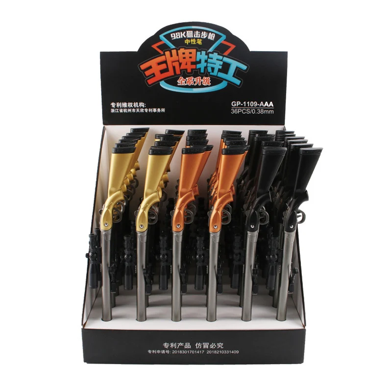 1 шт. креативные гелевые ручки в форме игрушечного пистолета Novely 98k снайперская